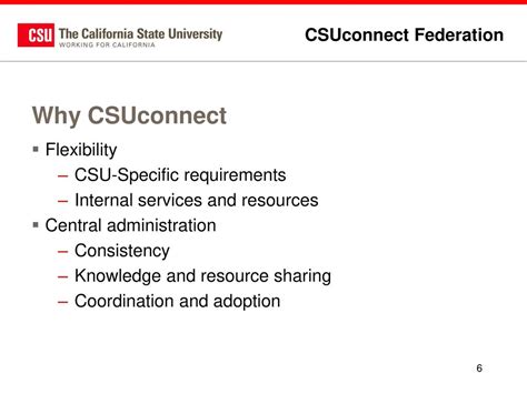 CSU Connect Federation .